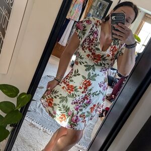Altar'd State Vibrant Floral Mini Dress
